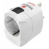 Hama World Travel Pro universalus kelioninis adapteris Type F baltas
