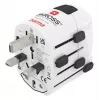 Hama World Travel Pro universalus kelioninis adapteris Type F baltas
