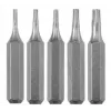 Atsuktuvų antgalių rinkinys KWB 128240 – 5 vnt. Torx antgaliai T3 T4 T5 T6 T8, 28 mm