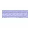 Belaidis klaviatūros rinkinys Rapoo E9700M QWERTZ vokiškas alyvinis RF Bluetooth