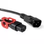 ACT maitinimo laidas C13 IEC Lock+ – C14 juodas 2 m, PC1526
