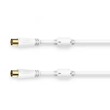 Hama 00205248 bendraašis kabelis 5 m Coax Baltas