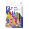 Vaškiniai pieštukai Staedtler 220 08 C24 24 spalvų rinkinys