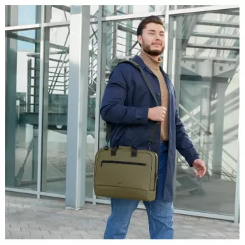 Hama Ultra Lightweight 41.1 cm (16.2 colio) Toploader dėklas, juoda, alyvuogė