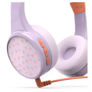 Hama Teens Guard II belaidės ausinės su Bluetooth vaikams ir paaugliams, oranžinė, violetinė