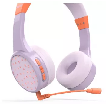 Hama Teens Guard II belaidės ausinės su Bluetooth vaikams ir paaugliams, oranžinė, violetinė