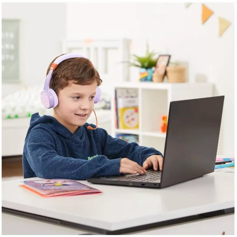 Hama Teens Guard II belaidės ausinės su Bluetooth vaikams ir paaugliams, oranžinė, violetinė
