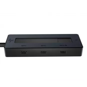 HP 4K USB-C Multiport Hub, USB Type-C, USB Type-C, 10000 Mbit/s, 3840 x 2160, Juoda, 65 W