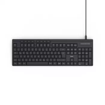 Hama CK-200 klaviatura Namai/Biuras USB QWERTZ Juoda