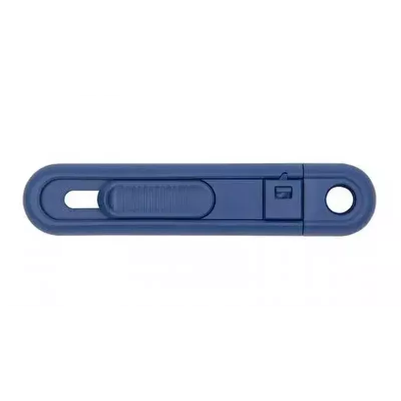 Kanceliarinis peilis Wedo 76 9811 mėlynas, snap-off ašmenys, plotis 44 mm, ilgis 135 mm, storis 4 mm