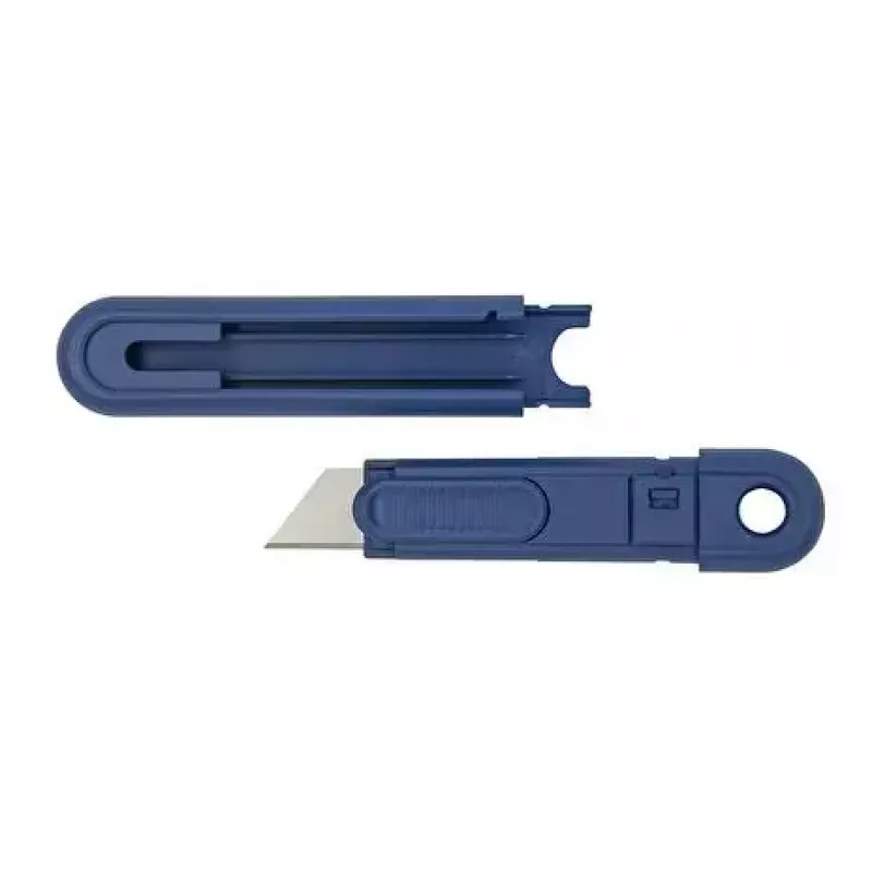 Kanceliarinis peilis Wedo 76 9811 mėlynas, snap-off ašmenys, plotis 44 mm, ilgis 135 mm, storis 4 mm
