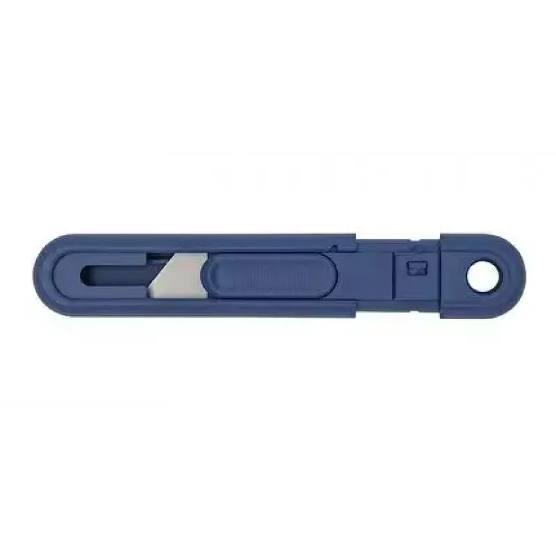 Kanceliarinis peilis Wedo 76 9811 mėlynas, snap-off ašmenys, plotis 44 mm, ilgis 135 mm, storis 4 mm