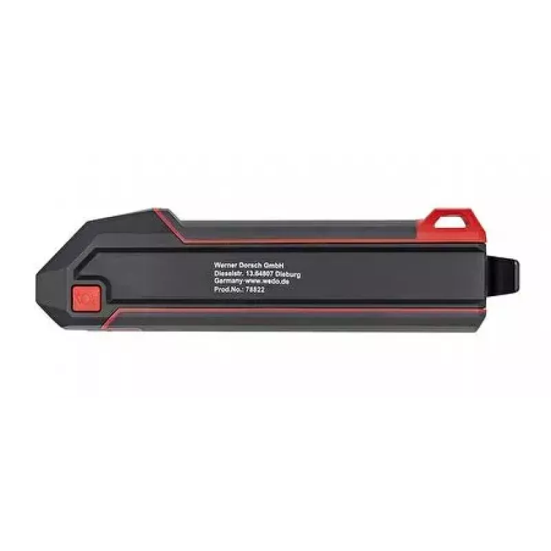 Pjovimo peilis WEDO 78 822 juodas raudonas su segmentiniu peiliuku 50mm 175mm