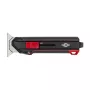 Pjovimo peilis WEDO 78 822 juodas raudonas su segmentiniu peiliuku 50mm 175mm