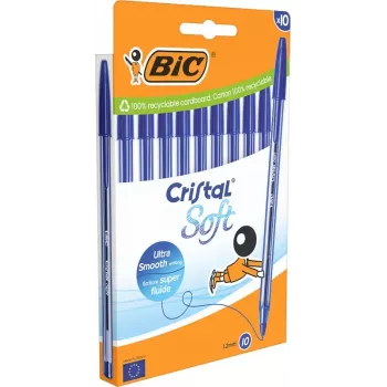 Tušinukas BIC 516357 mėlynas permatomas 10 vnt.