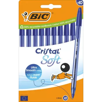 Tušinukas BIC 516357 mėlynas permatomas 10 vnt.