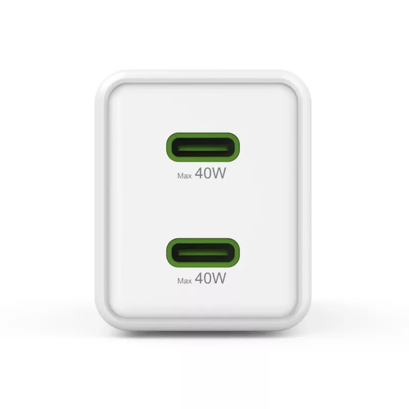 Hama 00201989 Greitasis 40W USB-C įkroviklis su GaN technologija, baltas
