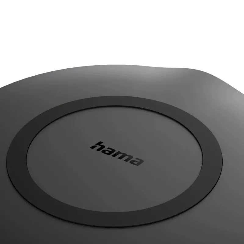 Hama 00201746 belaidis greitasis įkroviklis išmaniesiems telefonams, juodas