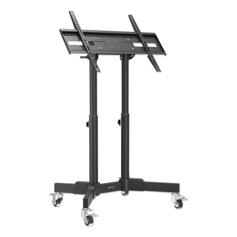 Manhattan Low Height Trolley Mount televizijos ir monitorių stovas, 37-65 col., VESA 200x200-600x400 mm, 40 kg, 45° pakreipimas