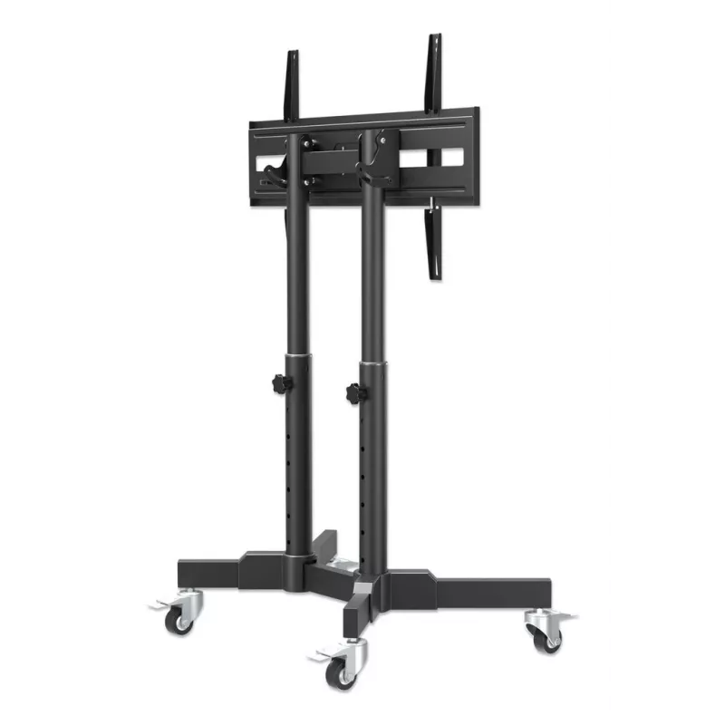 Manhattan Low Height Trolley Mount televizijos ir monitorių stovas, 37-65 col., VESA 200x200-600x400 mm, 40 kg, 45° pakreipimas