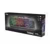 Žaidimų klaviatūra Trust GXT 856 Torac USB QWERTZ vokiška juoda RGB LED