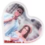 Hama Heart raudonas permatomas vienos nuotraukos rėmelis