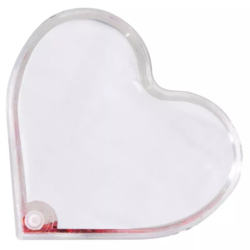 Hama Heart raudonas permatomas vienos nuotraukos rėmelis