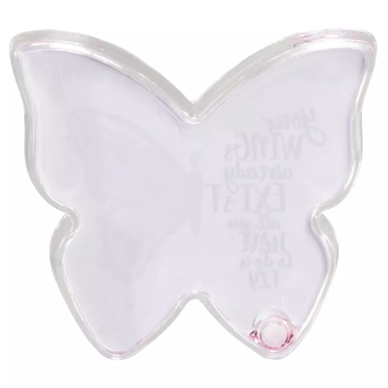 Hama Butterfly Single nuotraukų rėmelis rožinis, permatomas