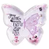 Hama Butterfly Single nuotraukų rėmelis rožinis, permatomas