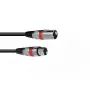 Garsinis kabelis Omnitronic 30220401 0,5 m XLR 3 kontaktų juodas
