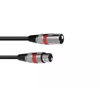 Garso kabelis Omnitronic 30220406 1 m XLR 3-pin juodas