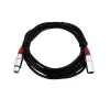 Garso kabelis XLR 3 kontaktų Omnitronic 3022050R 5m Juodas