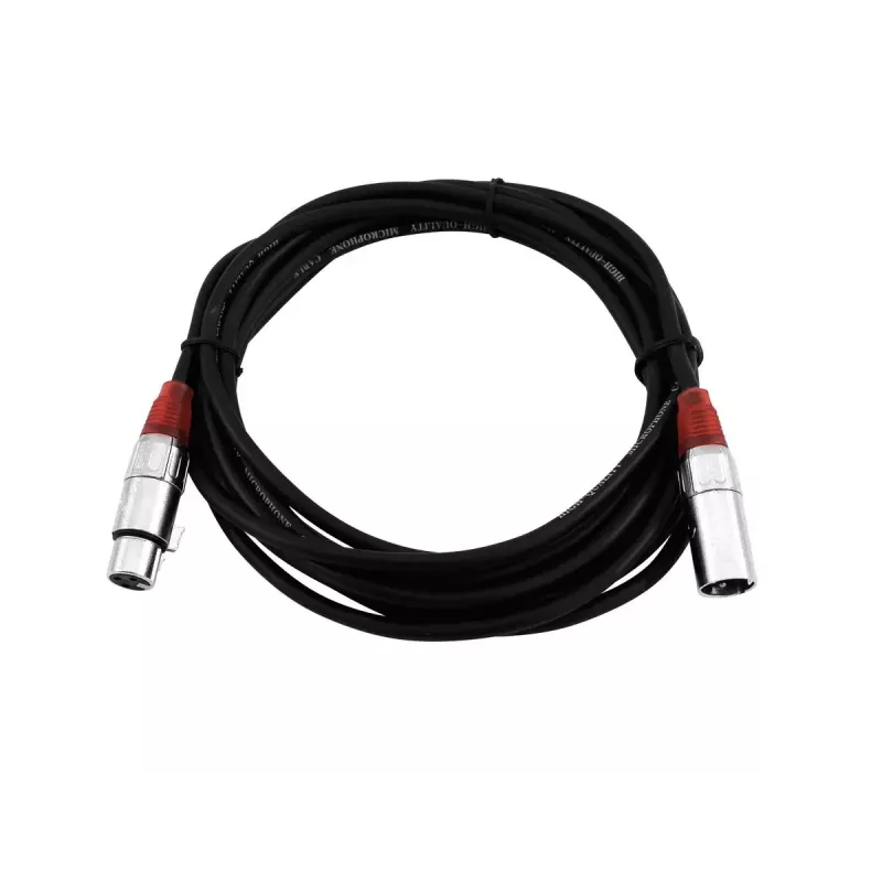 Garso kabelis XLR 3 kontaktų Omnitronic 3022050R 5m Juodas