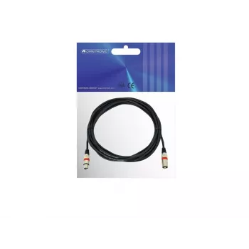 Audio kabelis XLR 3-pin Omnitronic 3022052R 7,5 m Juoda