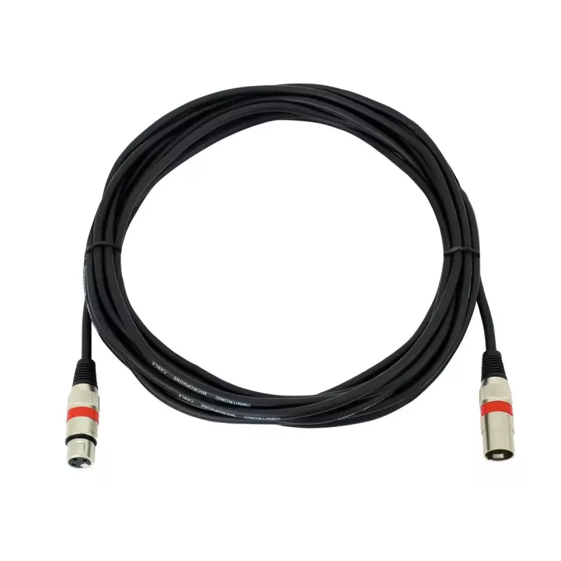 Audio kabelis XLR 3-pin Omnitronic 3022052R 7,5 m Juoda