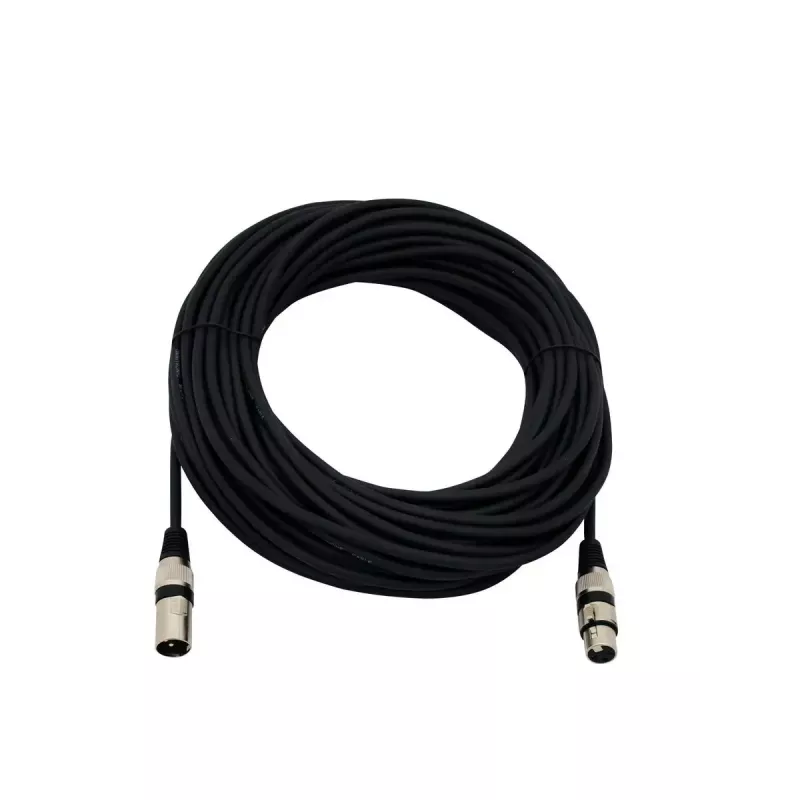 Audio kabelis Omnitronic 30220590 25m XLR 3 kontaktų juodas