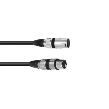 Audio kabelis Omnitronic 30220590 25m XLR 3 kontaktų juodas