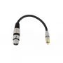 Audio kabelis XLR (3-polių) RCA Omnitronic 3022075J 0,15 m Juoda
