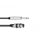 Audio kabelis Omnitronic 30225170 5m XLR 3-pin 6,35mm juodas