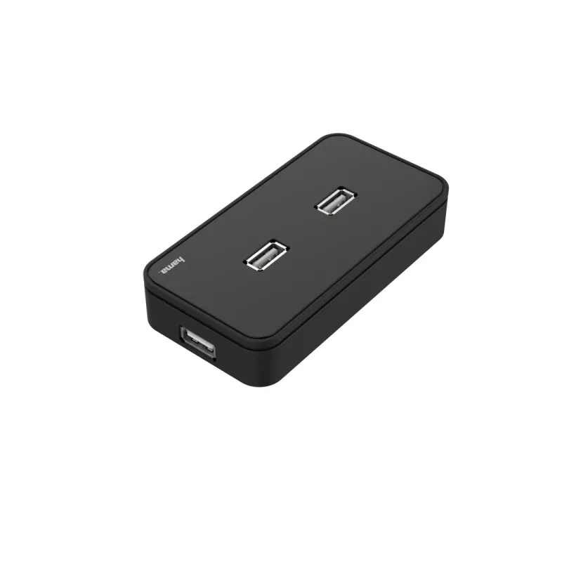 USB šakotuvas HAMA 00200123 — 7 prievadų USB 2.0 šakotuvas, 480 Mbit/s, juodas, 1,1 m laidas