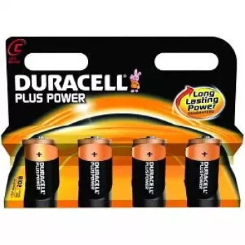 Duracell MN1400B4 šarminė baterija C dydžio, 1,5 V, 4 vnt., vienkartinė