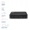 ACT 4K HDMI jungiklis 3x1 juodas 60Hz 1920x1080 3840x2160