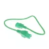 Maitinimo laidas C14 – C15 žalias 0,6 m ACT AK5302 250 V 10 A