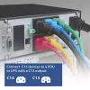 ACT Powercord C14 - C15 žalias 2 m kabelis H05RN-F 250V 10A