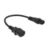 Maitinimo laidas ACT C6 - C13 juodas 0,2 m 250V 2,5A