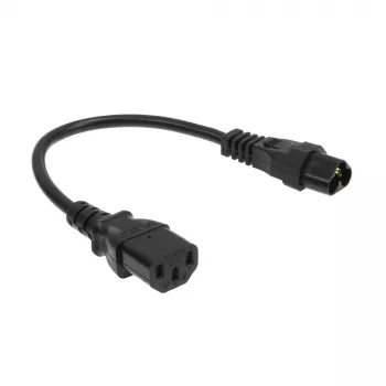 Maitinimo laidas ACT C6 - C13 juodas 0,2 m 250V 2,5A