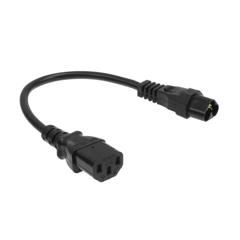 Maitinimo laidas ACT C6 - C13 juodas 0,2 m 250V 2,5A