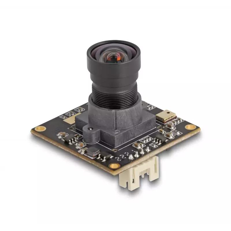DeLOCK Webcam 12074 2,1 MP 1920 x 1080 USB 2.0 Juoda