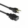 Maitinimo laidas ACT AK5445 Juodas 1,8 m C19 jungtys