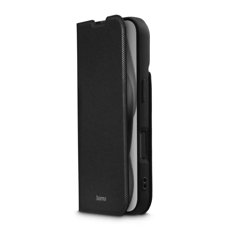 Hama Daily Protect dėklas Apple iPhone 16 15,5 cm (6,1 inch) Folio Juodas